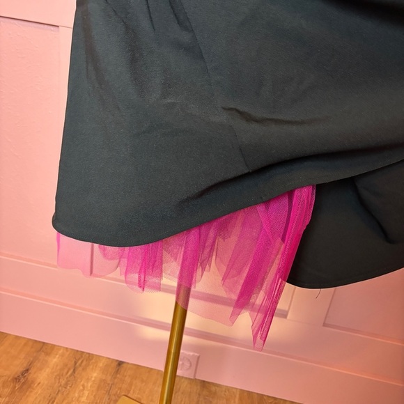 y2k grunge punk corset dress ruby rox NWT sz 6 black & pink radio rebel vibes - Picture 6 of 9